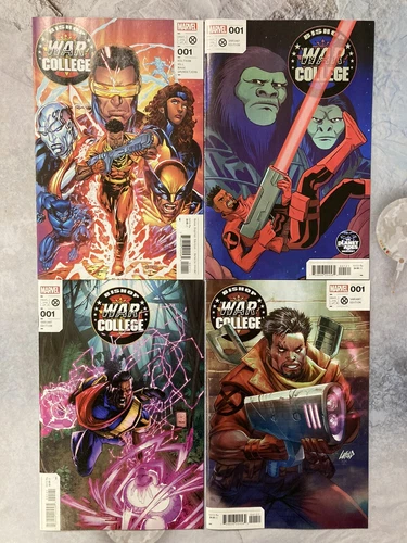 BISHOP WAR COLLEGE #1 SET OF 4 LIEFELD PORTACIO X-MEN VARIANT MARVEL COMIC BA