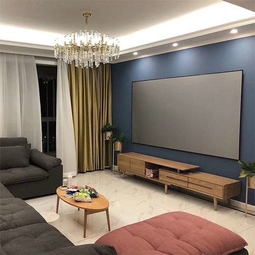 84" Beamer Leinwandtuch Projektion 16:9 4K Leinwand Stoff Projektor Tuch - Bild 13 von 22