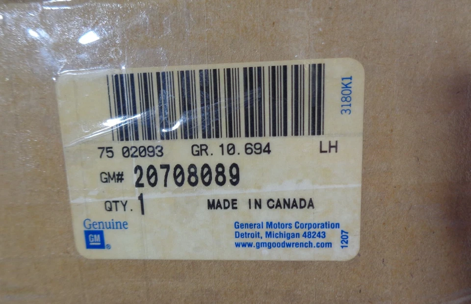 Новый из старых запасов новый подлинный GM 77-92 седан модели левой и правой передней двери погодная полоска уплотнение - Изображение 3 из 4