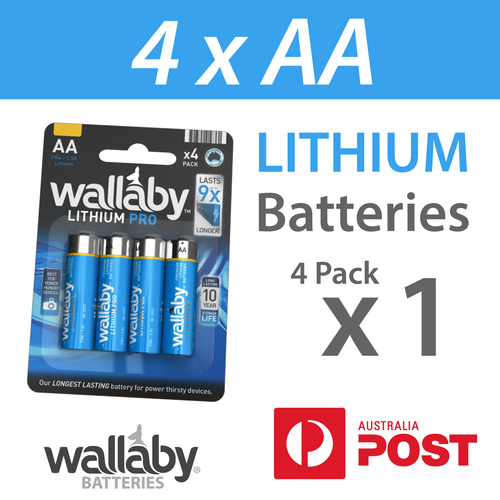 Wallaby Alkaline,Lithium or Recharge AA,AAA,C,D,9v,LR1,CR123A Batteries - Picture 47 of 58