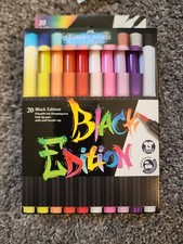 Faber Castell Black Edition Felt Tip Pens, 20pk