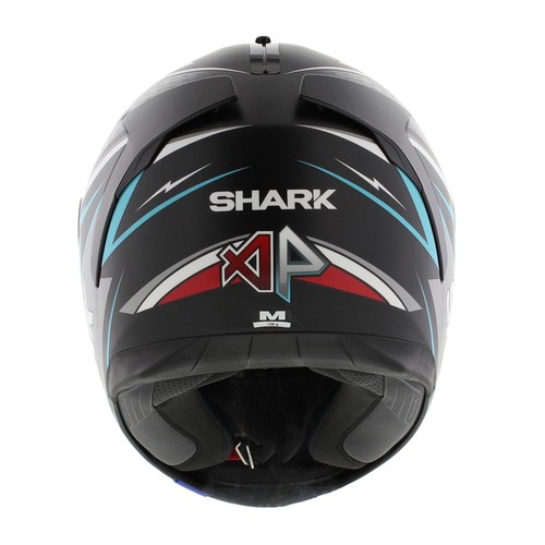 Shark Spartan 1.2 Spartan Adrian Parassol Black Red, Full Face Motorcycle Helmet - Picture 4 of 15