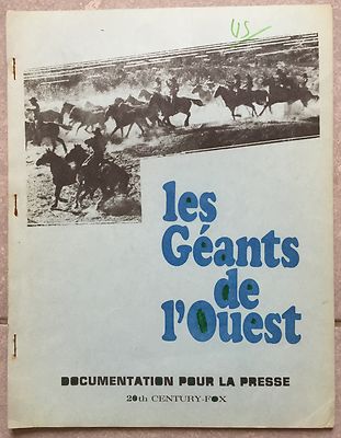 Pressemappe Les The Giants - WESTERN Undefeated John Wayne Rock Hudson A