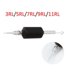 RL Tattoo Needle with Tube Combo 25mm 1 Inch Grip One Size Per Box of 20pcs
