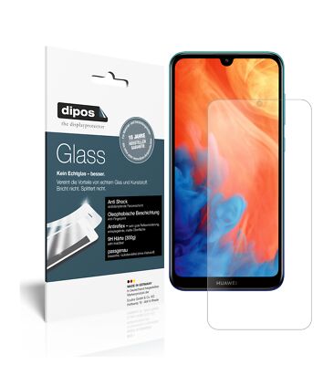 2x Schutzfolie für Honor Play 8A matt - Anti-Shock 9H Folie dipos Glass