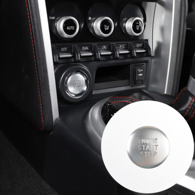 Silver One-key Start Pause Button Decoration For  86/Subaru BRZ 12-20 NEW