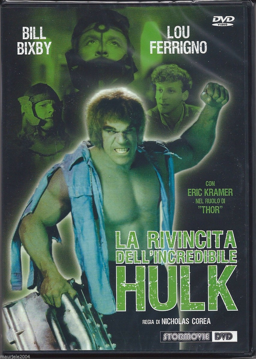 The Rematch Dell' Incredible Hulk (1988) DVD New Sealed Lou