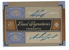 2012 Upper Deck SP Signature Edition Autograph - PICK FROM LIST - w/ Dual Auto 