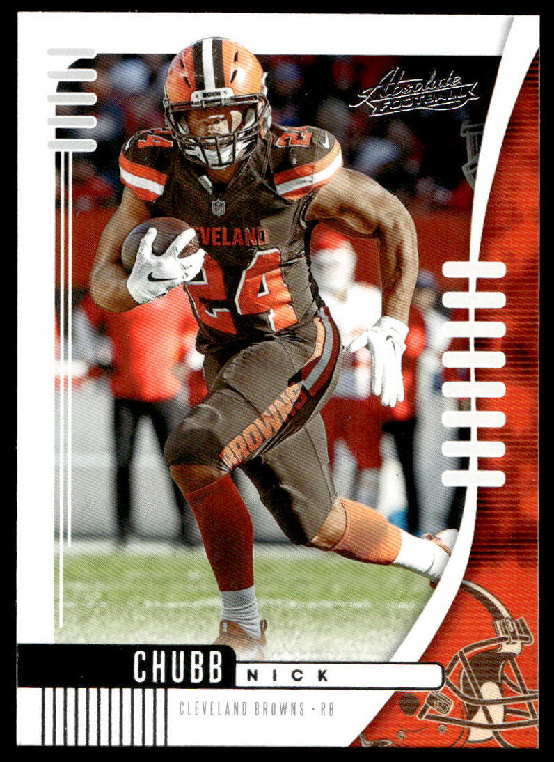 Nick Chubb 2019 Panini Absolute #22 Cleveland Browns FOOTBALL