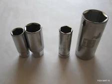 Mixed Lot of Four (4) Deep Impact Sockets, Check Description for Specs