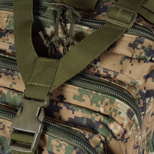 LIVABIT Outdoor Military Tactical Backpack Rucksack Hiking Camp Travel Bag Pack - Picture 16 of 17