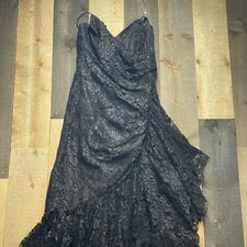 Nadine Women's Size5 Black Lace Vintage Union-Made |  NEEDS MINOR REPAIR
