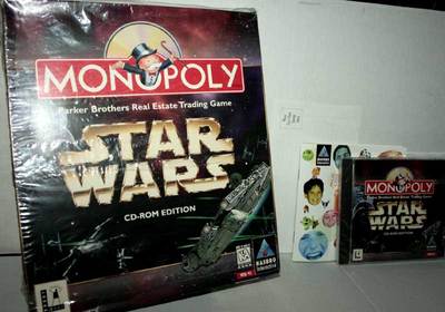MONOPOLY STAR WARS GAME USED GREAT CONDITION PC CDROM USA VERSION DM1 30135