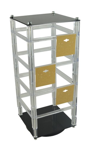 30.5cm Tall Rotating Earring Display Stand with Choice of Hanging Cards - Picture 6 of 10