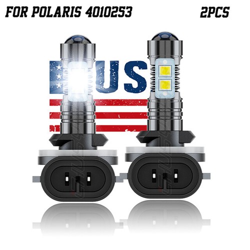 New LED Headlight Bulbs For Polaris Sportsman 500 550 570 600 700 800 850 XP - Bild 1 von 9
