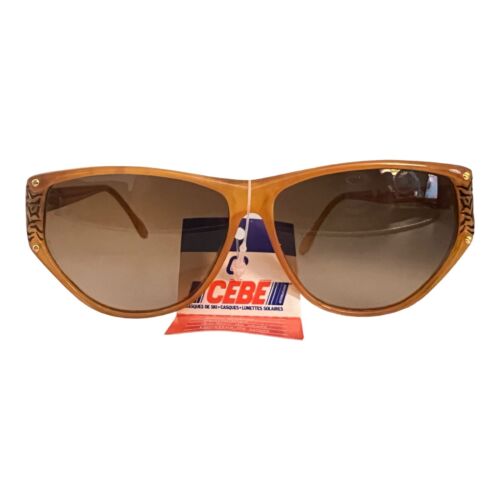 1990’s CEBE France Angular Sunglasses Mod 931, Brown & Black, Unisex and NWT - Picture 4 of 7