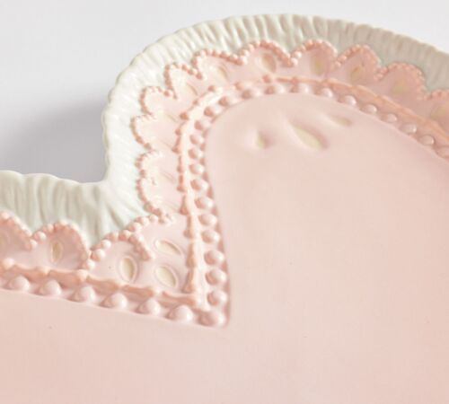 Pottery Barn Cookie Heart Stoneware Platter - Picture 3 of 3