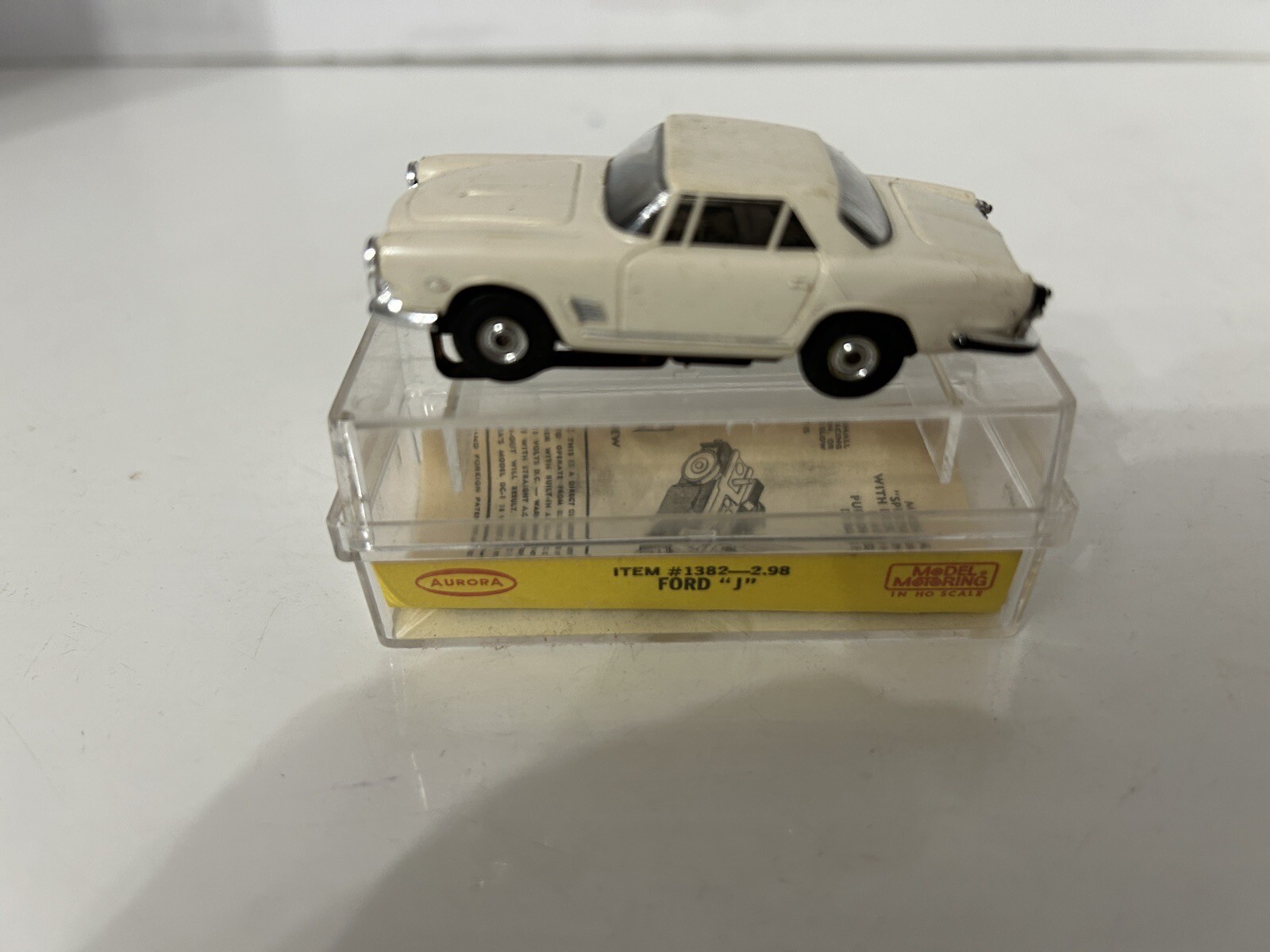 AURORA TJET 1382 FORD J Slot Car Vtg 60s with Box RARE eBay
