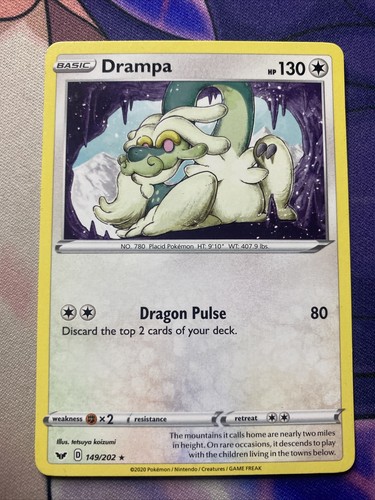 Pokemon TCG Sword and Shield Base Drampa 149/202