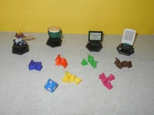 Trivial Pursuit 90's Time Capsule Game Tokens Rocker PDA Mochaccino Dot w/ Wedge