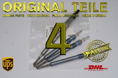 4 x ORIGINAL VW Glühkerze + Drucksensor GOLF 8 PASSAT B8 TIGUAN TOURAN 2.0 TDI