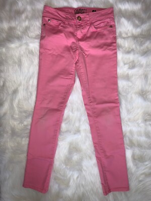 girls colored skinny jeans