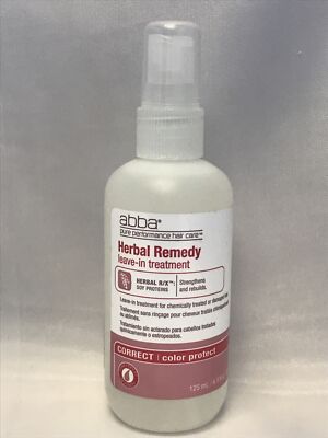 abba Herbal Remedy leave-in treatment, Correct / Color Protect 4.3 fl. oz. 