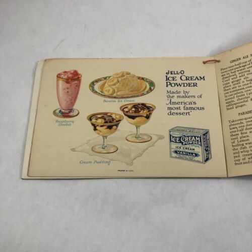 Gelatine Rezeptheft der Marke Jell-O illustriert 1925 Firma Jell-O Werbung - Bild 10 von 11