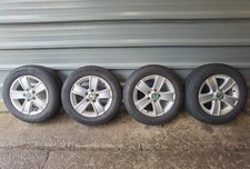 SKODA OCTAVIA 15" ALLOY WHEELS 3 GOOD TYRES 195/65/R15 FAST P&P