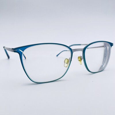 UNBEKANNTE Brille BLAU ECKIG Brillengestell MOD: ABGERIEBEN