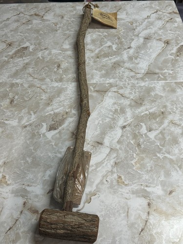 Hillbilly Putter Natural Wood 34.5" Golf Club Ball Tees Novelty Funny Gag Gift - Picture 9 of 14