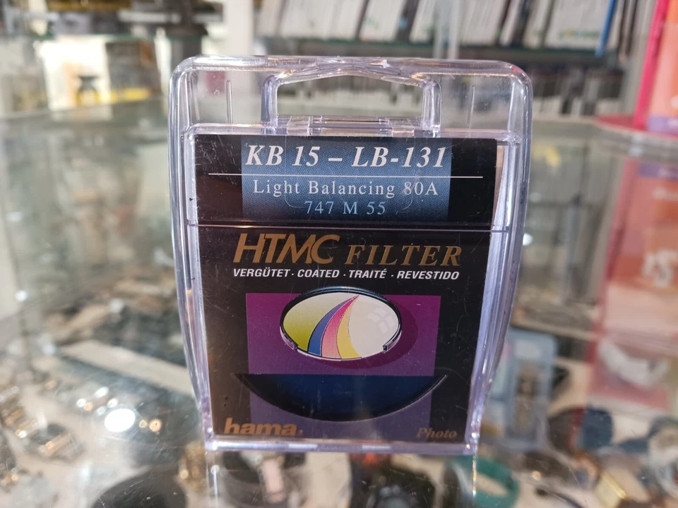 HAMA 58mm HTMC KB 15 80A LIGHT BALANCING BLUE GLASS LENS FILTER M58 JAPAN - Image 4 of 4