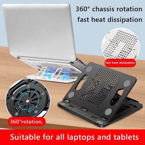 Notebook Stand with Handle Ergonomic Laptop Stand Riser Fit for 14 in Laptop - Picture 7 of 21