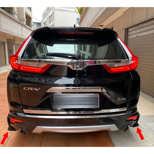 Carbon For Honda CR-V CRV 5th Side Rear Bumper Lip Diffuser Splitter 2PCS 2019 - Picture 10 of 11