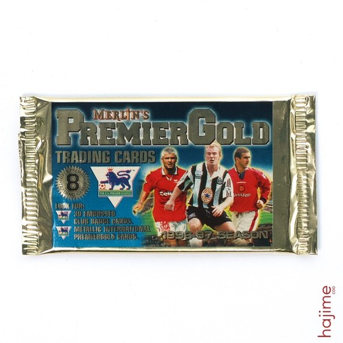 1996-97 Merlin Premier Gold Soccer Trading Card Pack (20 Packets) - Picture 8 of 9