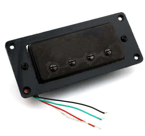 Artec 4-String Bass Humbucker Bridge or Neck Pickup for Gibson Epiphone - BLACK
