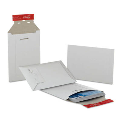 100 Versandtaschen Weiß 175x250 Mm - ColomPac Versandumschläge Mit Klebeverschluss