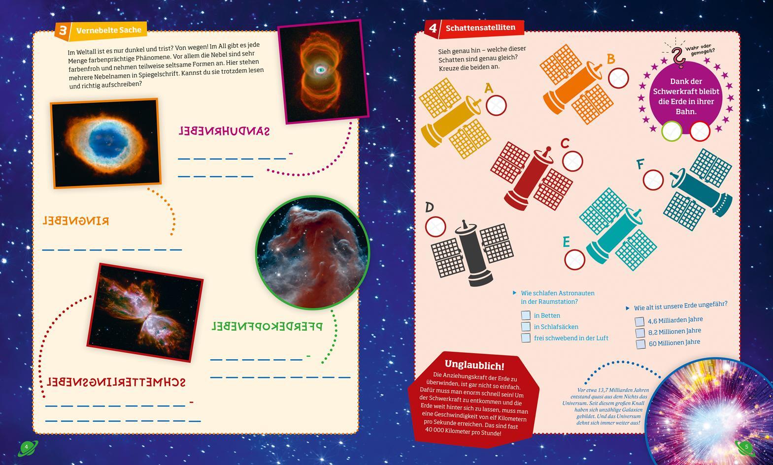 Thumbnail - Was Ist Was Rätseln Und Stickern: Weltall Lorena Lehnert