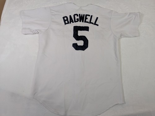 Vintage Majestic schwarz weiß Houston Astros Jeff Bagwell Trikot Größe Large - Bild 2 von 17