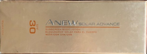 AVON ANEW Solar Advance Sunscreen BODY Lotion SPF30 NEW in Sealed Packaing - 第 2/5 張圖片