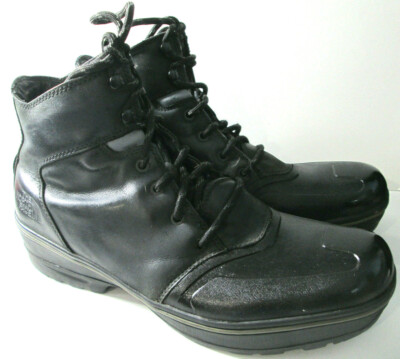 The North Face 200 Gram Heat Seeker Black Leather Boots Mens Size 12