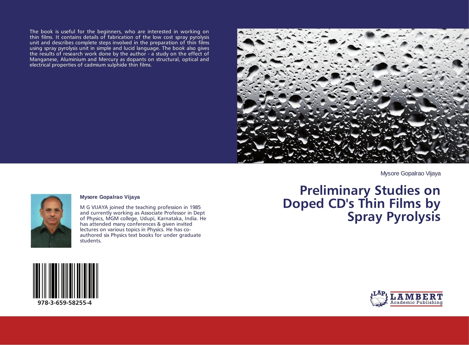 Thumbnail - Preliminary Studies On Doped Cd's Thin Films By Spray Pyrolysis Vijaya
