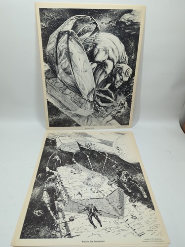 STARSPAWN PORTFOLIO BY MIKE NASSAR - 1977 Robert Keenan Jr. 4 Prints - Picture 4 of 4