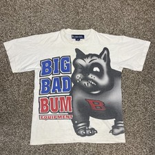 Bum Equipment Big Bad Dog Big Print Large Kids Women s Distressed VTG