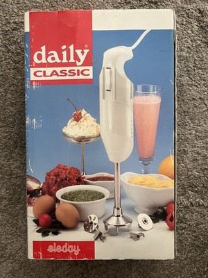 VINTAGE ELEDAY IMMERSION STABMIXER MIT STÄNDER, MÜHLE & ZUBEHÖR