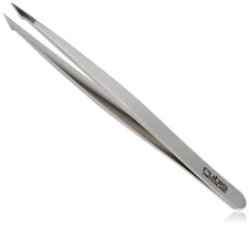Rubis Switzerland Two Tip Pointed/Slanted Tweezer
