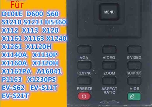 Für acer Projector X1160Z X1161PA X1130P EV-S13H EV-S50 S60 Fernbedienung - Bild 9 von 9