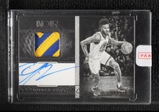 2017 Panini Noir Prime Rookies Black and White 43/99 Jordan Bell #354 Auto 0f85
