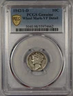 1942/1-D Mercury Dime PCGS Genuine Wheel Mark - VF Detail 10c