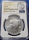 2024 $1 Peace Silver Dollar NGC MS70 ER Peace Label